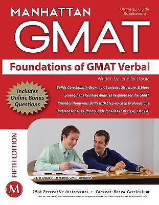 Foundations gmat verbal - of,