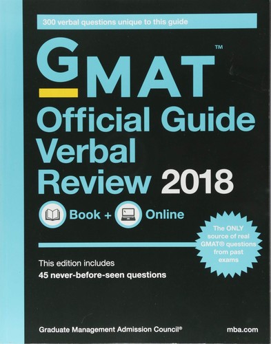 Gmat official guide 2018 - gmat,